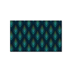 Peacock Texture 3d Pattern Peacock Texture Sticker Rectangular (10 Pack) by Loisa77