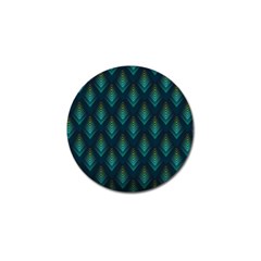 Peacock Texture 3d Pattern Peacock Texture Golf Ball Marker by Loisa77