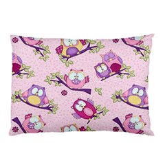 Owls Bird Animal Pattern Pillow Case (two Sides) by Loisa77