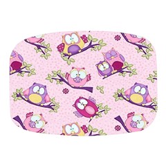 Owls Bird Animal Pattern Mini Square Pill Box by Loisa77