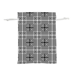 Squares Inside Background Checkered Contemporary Effect Electronic Futuristic Graphic Illusion Modern Lightweight Drawstring Pouch (m) by Loisa77