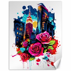 City Rose 2-gigapixel-art-scale-4 00x Canvas 18  X 24  by BrightWear