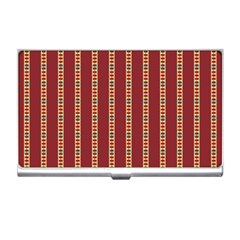 Template Background Red Strip Business Card Holder by Loisa77