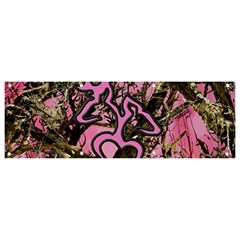 Pink Browning Deer Glitter Camo Banner And Sign 9  X 3  by Perong