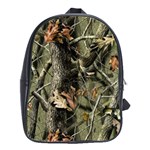 Realtree Camo Seamless Pattern Camo Hunting School Bag (Large) Front