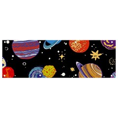 Space Galaxy Art Cute Art Banner And Sign 9  X 3  by Perong