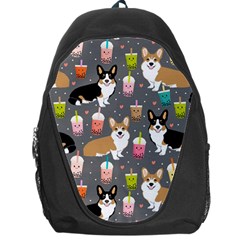 Corgi Boba Tea Bubble Tea Kawaii Food Welsh Corgis Dog Backpack Bag by Perong