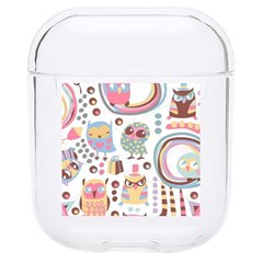 Cute Owl Bird Animal Pattern Hard Pc Airpods 1/2 Case by Perong