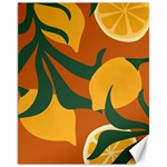 Lemon Citrus Fruit Summer Painting Drawing Canvas 11  x 14  10.95 x13.48  Canvas - 1