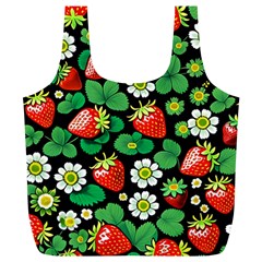 Strawberries Pattern Full Print Recycle Bag (xl) by Salmanaz77