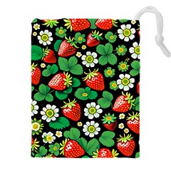 Strawberries Pattern Drawstring Pouch (5xl) by Salmanaz77