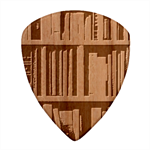 Books Bookshelves Office Fantasy Background Artwork Book Cover Apothecary Book Nook Literature Libra Wood Guitar Pick (Set of 10) Front