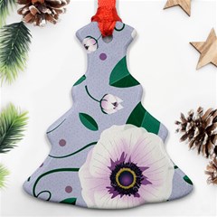 Flowers Petals Blossom Flora Christmas Tree Ornament (two Sides) by Apenda