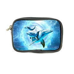 Dolphin Blue Sea Fantasy Coin Purse by Maspions