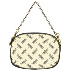 Dragonfy Insect Pattern Chain Purse (one Side) by Maspions