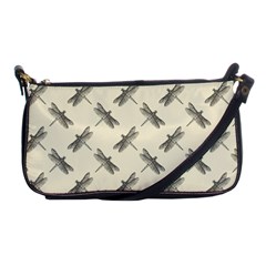 Dragonfy Insect Pattern Shoulder Clutch Bag by Maspions