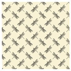Dragonfy Insect Pattern Wooden Puzzle Square by Maspions