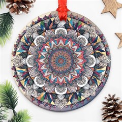 Pattern Nature Ornament (round) by Maspions