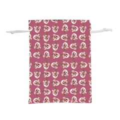 Whimsy Chickens Pattern Lightweight Drawstring Pouch (l) by dflcprintsclothing