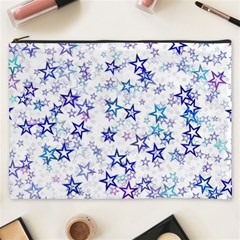 Christmas Stars Background Cosmetic Bag (xxxl) by Posterlux