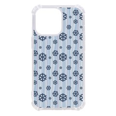 Snowflakes Winter Christmas Iphone 13 Pro Tpu Uv Print Case by anzea