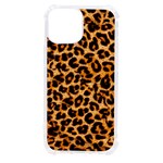 Leopard Skin Texture Macro, Brown iPhone 13 mini TPU UV Print Case Front