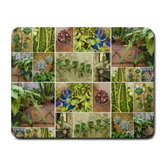 Garden Sanctuary Photo Collage Print Small Mousepad by dflcprintsclothing