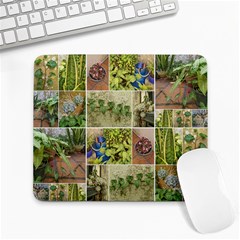 Garden Sanctuary Photo Collage Print Large Mousepad by dflcprintsclothing