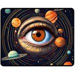 Eye of the Universe (AI) Fleece Blanket (Medium) 60 x50  Blanket Front