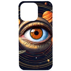 Eye Of The Universe (ai) Iphone 15 Pro Max Black Uv Print Pc Hardshell Case by dflcprintsclothing