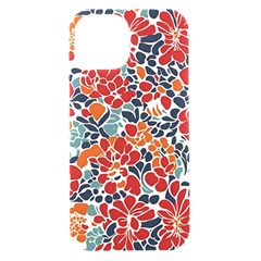 Colorfuleclecticfloralpattern Iphone 15 Black Uv Print Pc Hardshell Case by BellaVistaTshirt02