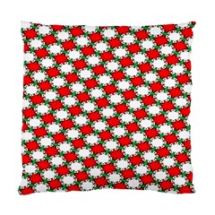 Christmas Star Red Green Standard Cushion Case (two Sides) by anzea