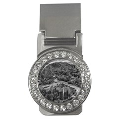 Florentino Ameghino Dam, Chubut, Argentina Money Clips (cz)  by dflcprintsclothing