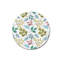 Leaf Seamless Pattern  Magnet 3  (round) by Safari