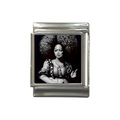 Vintage Afro Style Doll Illustration (ia&human) Italian Charm (13mm) by dflcprintsclothing