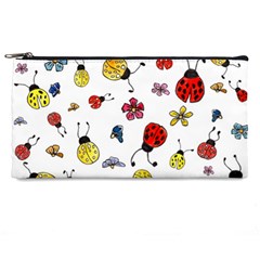 Seamless Pattern Nature Flowers Pencil Case by Salmanaz77