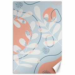 Pattern Plants Leaves Nature Canvas 24  X 36  by Bedest