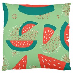 Watermelon Dots Summer Pattern Standard Premium Plush Fleece Cushion Case (one Side) by Bedest