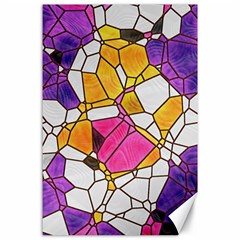 Architecture Glass Abstract Pattern Canvas 24  X 36  by Bedest