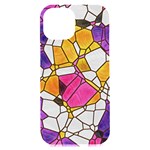 Architecture Glass Abstract Pattern iPhone 15 Plus Black UV Print PC Hardshell Case Front