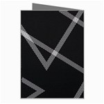 Stripes, Zigzag Greeting Card Right