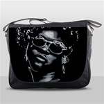 Afro Beauty Woman Portrait (AI+Human) Messenger Bag Front