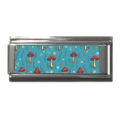 Whimsical Mushroom Pattern Superlink Italian Charm (9mm) by Drawde