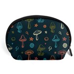 Whimsical Mushrooms pattern Accessory Pouch (Large) Front