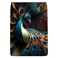 Colorful Peacock Bird Feathers Removable Flap Cover (s) by Apen