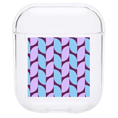 Purple Blue Pattern Hard Pc Airpods 1/2 Case by ytdream