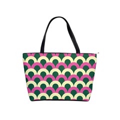 Green Yellow Pattern Classic Shoulder Handbag by ytdream