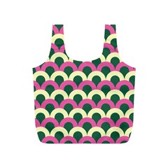 Green Yellow Pattern Full Print Recycle Bag (s) by ytdream