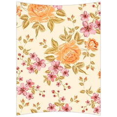 Peony Flower Pattern Background Back Support Cushion by Grandong