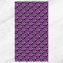 Violet White Pattern Canvas 40  X 72  by ytdream